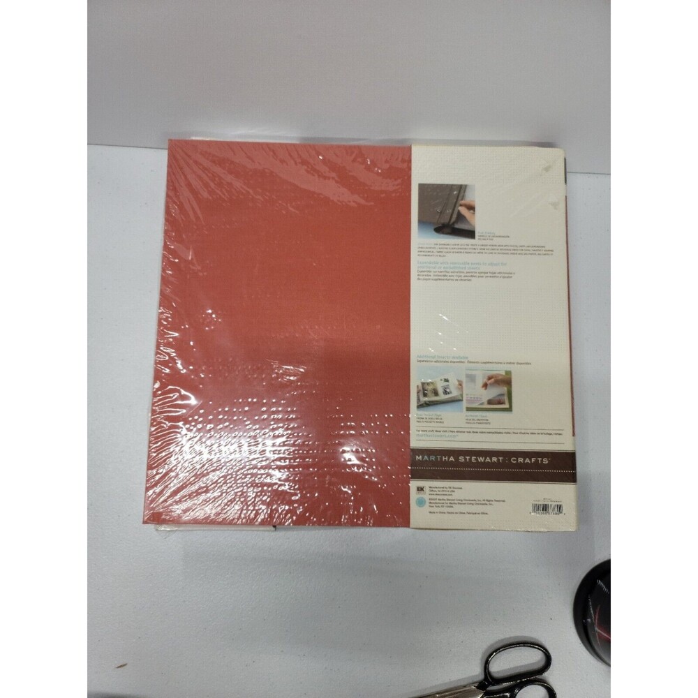 Martha Stewart Craft Albums Fits 13.5 In. Acid Free Side Loading Pockets.